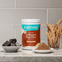 Chocolate Collagen Peptides Powder - Further Food -  